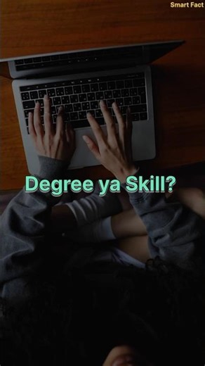 "Kya Degree Zaruri Hai Ya Sirf Skill? – Indian Education Ka Truth" #shortfeed