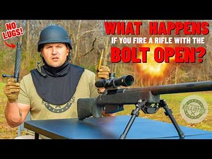 What Happens If A Rifle Fires With The Bolt OPEN ???