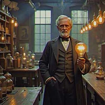 Thomas Edison The Man Who Lit Up the World History of the Light Bulb