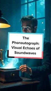 The Phonautograph: Visual Echoes of Soundwaves #shorts #history