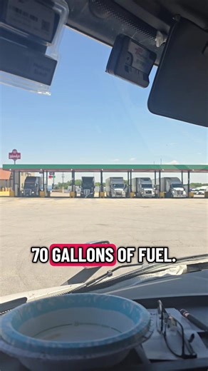 Truck Fuel Mileage. Stopped in Oak Grove, MO for fuel and my half hour break. 70 gallons takes a chunk out of the gas money! Even at 10.6 mpg! #expediting #fuel #diesel #truckersoftiktok #trucking