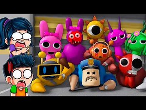 ESCAPA DE LA PRISION DE INCREDIBOX SPRUNKI EN ROBLOX 😨 | SPRUNKI MOMENTOS DIVERTIDOS 😂 | ADRI SF