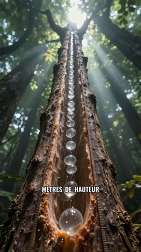 Pompe invisible : l'évaporation monte l'eau aux feuilles #science #botanique #physique #nature #eau