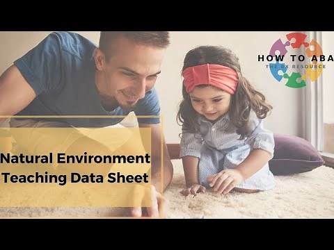 How to Use a NET Data Sheet | Natural Environment Teaching in ABA
