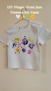 95K views · 1.2K reactions | DIY Magic Print.Just Flowers.No Paint懶☘️✨#craft #creative #diy #reels #print #eco #handmade #handmadeprint #idea #inspiration #flowers #flowerprint #easy #easydiy #tshort #spring #springidea #satisfaying #amazing #art #ecoprint #recycle | Art is life | Facebook