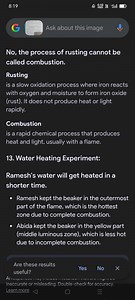 Rusting vs Combustion ExplanationRusting is a slow oxidation ... | Filo