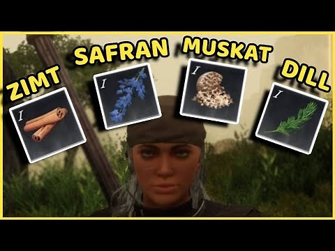 ZIMT DILL MUSKAT SAFRAN Fundorte und Farmroute - New World - Kräuter sammeln - Erstes Licht