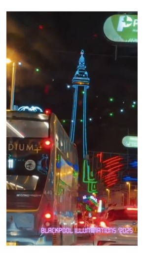 From The Blackpool Illuminations 2025..🎸🎷🪄🎇🪅🕺🏼💃🏼 This Illuminations have a long and pioneering history, dating back to 1879, when Blackpool experimented with electric street lighting using eight carbon arc lamps. This was a year before Thomas Edison patented the electric light bulb, and the display was so bright it was described as "Artificial Sunshine". The modern-day large-scale display began to take shape in 1912 and was fully established by the 1930s.. | Prinzz Thomaz