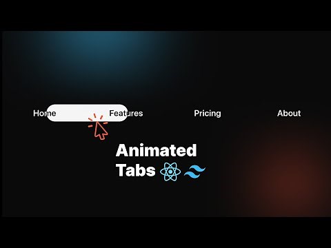 Create Stunning Animated Tabs with React & Tailwind CSS | Step-by-Step Guide