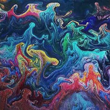 Fluid ink made in houdini