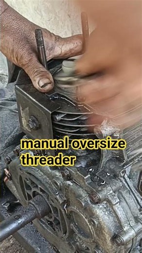 Oversize Manual Threader Fixing a Loose Thread