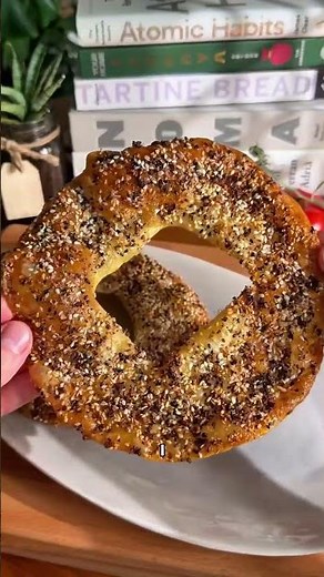 Bacon, egg and cheese, rice paper bagel