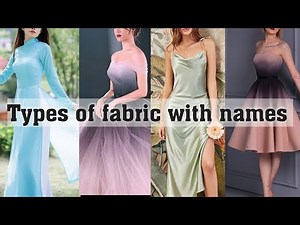 Types of fabric with names||clothes fabric with names||THE TRENDY GIRL