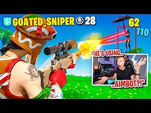 I spectated the BEST SNIPER in my custom scrims in Fortnite... (HE DOESN'T MISS!)