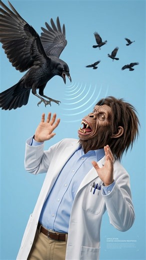 Scientists Wore a Mask. The Crows Never Forgave Them. 🎭🐦