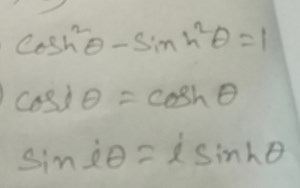 Verify the following hyperbolic and trigonometric identities:... | Filo