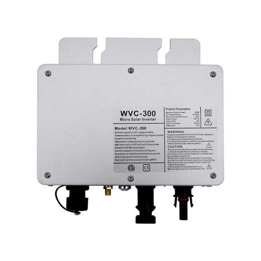 Micro Inverter WVC-300 Grid-Connected 120V 230V 50 60Hz DC to AC Grid Monitoring System Waterproof IP65 Solar Microinverter