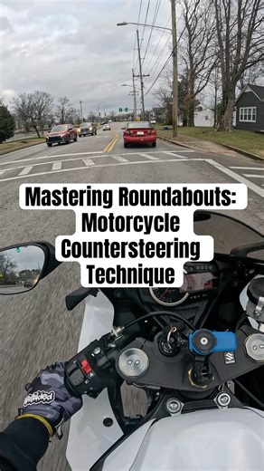 Mastering Roundabouts: Motorcycle Countersteering Technique
