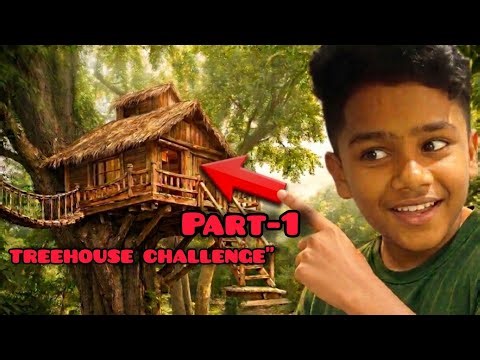 TREE HOUSE CHALLNGE"JUNGLE MA DESI TARIKE SE PART 1 #challenge #treehouse #jungle