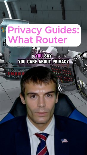 Joshua Michael on Instagram: "Privacy Guide: What router should I use? #cybersecurity #tech #privacy #fyp #router #networking #vpn"