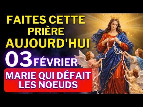 PRIÈRE très PUISSANTE À MARIE QUI DÉFAIT LES NOEUDS OUVRE LES CHEMINS - DÉBLOQUER TOUTE SITUATION