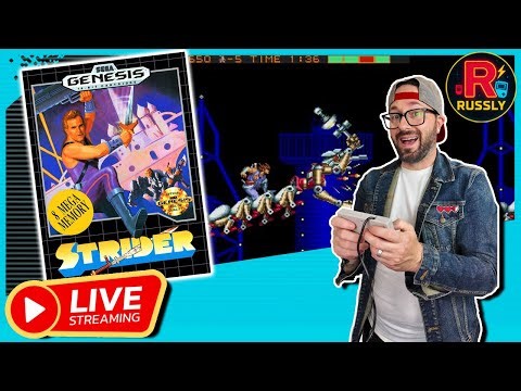 Strider on SEGA Genesis! ⚔️ Retro Ninja Action LIVE Live Retro Stream