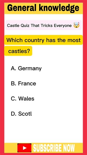 Castle Quiz That Tricks Everyone 🏰🤯 #Shorts