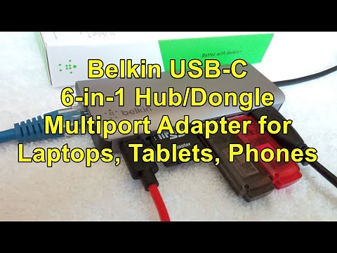 Belkin USB-C 6-in-1 Multiport Adapter