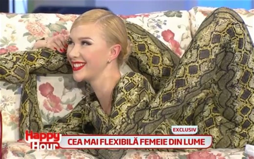 Zlata综艺柔术表演