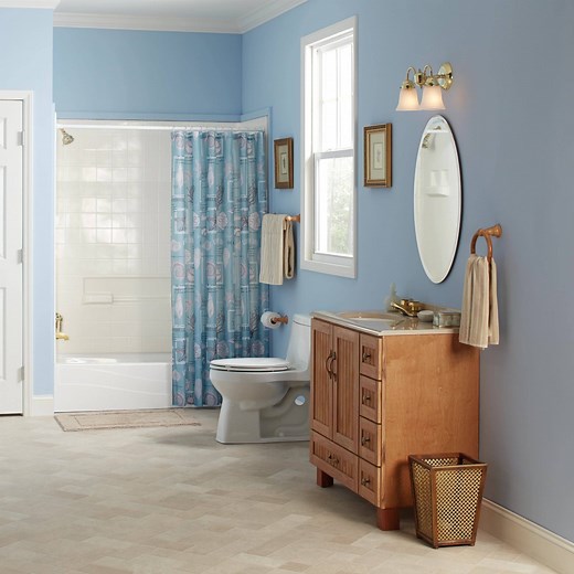 Upgrading your bath and shower just got easier with acrylic insert installation from The Home Depot. | The Home Depot