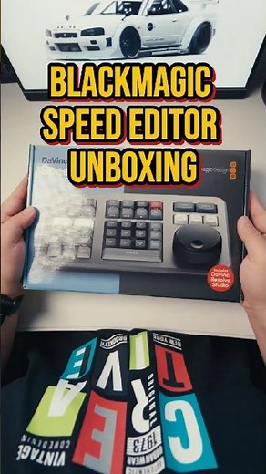 Blackmagic Speed Editor Cinematic Unboxing