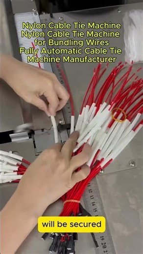 Nylon Cable Tie Machine.Nylon Cable Tie Machine for Bundling Wires #machine #factory