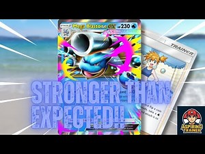 Mega Blastoise ex Gameplay – This Deck Is WAY Stronger Than Expected!