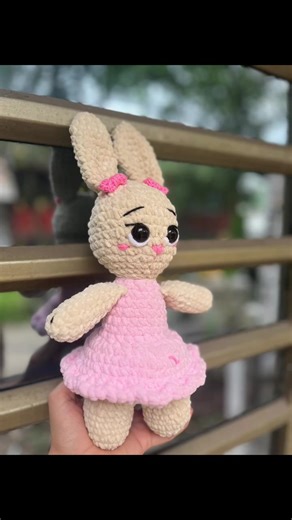 Coneja tejida #crochet #amigurumi #conejo