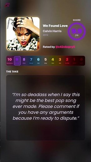 We Found Love is a song by Barbadian singer Rihanna featuring Scottish DJ and producer Calvin