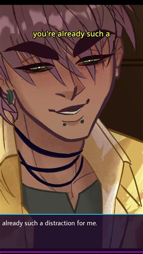 Watching me play dating sims is... interesting