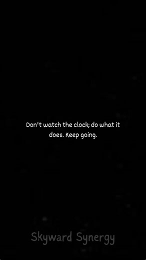 The Only Time Advice You Need The clock doesn't hesitate, second-guess, or get discouraged. It moves forward, one second at a time, with relentless consistency. Your job isn't to obsess over the time; it's to match its unwavering pace. #motivation #quote #inspiration #persistence #consistency