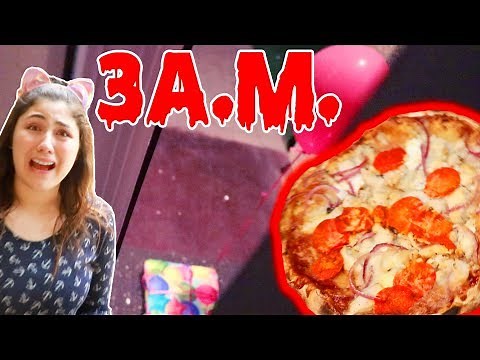 DON'T ORDER PIZZA AT 3 A.M. ~ SUPER DANGEROUS AND SPOOKY!
