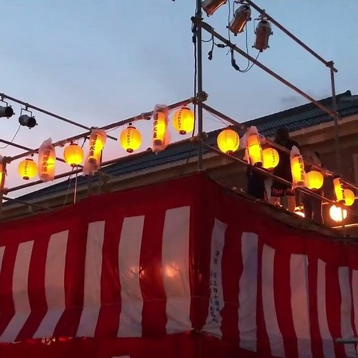 【ろうそくのように揺らぐ灯りのLED照明】お祭りの提灯で大活躍！＠岡谷太鼓祭り