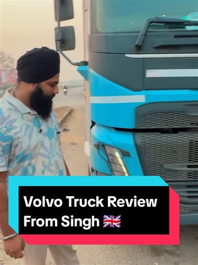 Volvo Truck Review From Singh 🇬🇧😱 #rajesh #truckdriver #travellife #newtruck #truckdrivervlogs