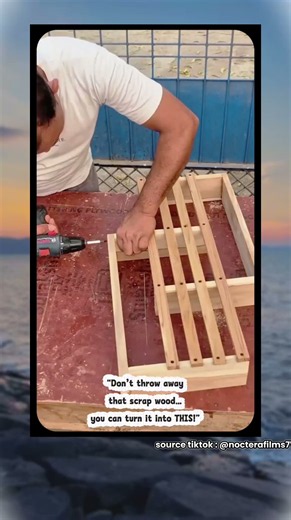 amazing!! I Turned Scrap Wood Into a Beautiful Wooden Rack! 🔨 | Easy DIY Woodworking