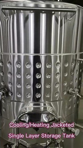 Cooling Jacketed Wine Fermenter Fermentador de vino con camisa de enfriamiento