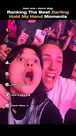 Ranking The Best Darling Hold My Hand Moments #funny #trend #ranking #tiktok