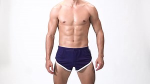 Fashion Sexy Nightlife Dance Party Club Mens Shorts GYM Mesh Booty Shorts for Men