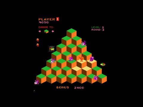 Faster, Harder, More Challenging Q*bert [Arcade Longplay] (1983) Mylstar