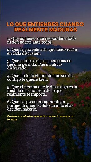 Lo Que Entiendes Cuando Realmente Maduras