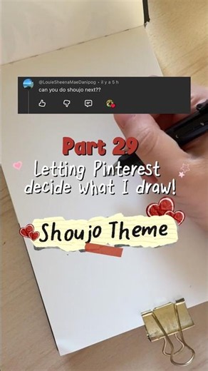 Part29 Shoujo Theme✨ Pinterest choosed what I draw #pinterest #art #trend #creative #drawing #sketch