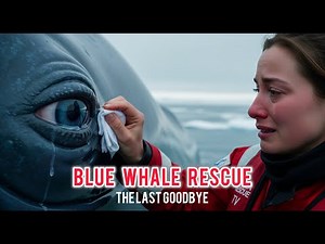 Blue Whale Rescue Near Alaska | The Last Goodbye | Rescuer Hugs Whale Before Setting It Free