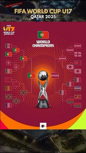 FIFA U17 World Cup 2025 Champions! 🏆🇵🇹 #u17worldcup #u17wc #fifau17worldcup