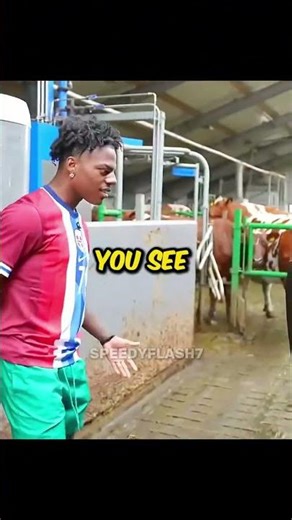 iShowSpeed's First Time Milking a Cow 😂😂